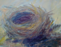 nest4 (painting courtesy my mother, Gail)